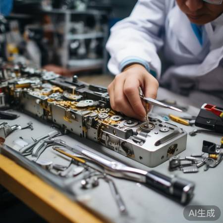 安装齿轮，恢复锁原样