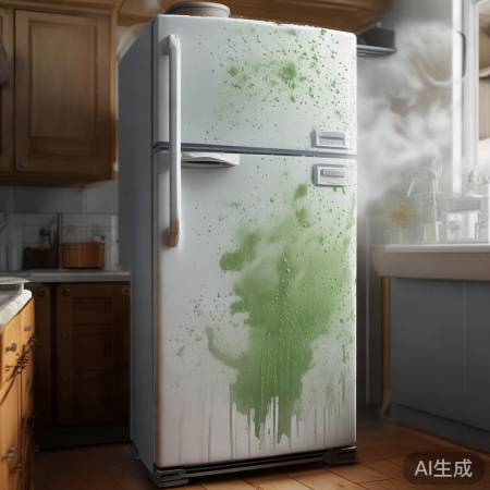 冰箱不停机，家居异味多。