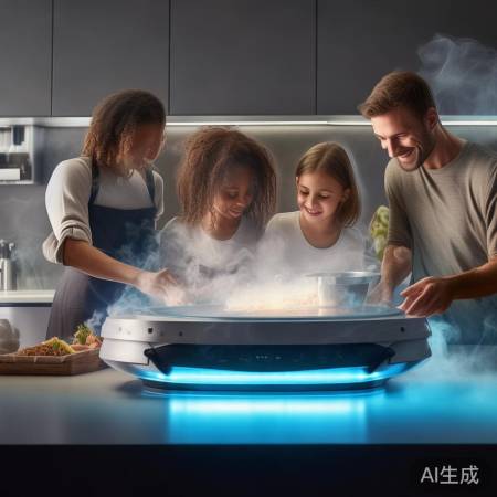 “一体机吸油烟，厨房清新无忧”