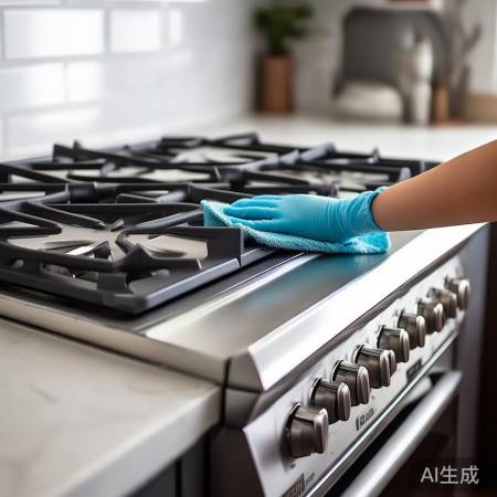 预防燃气灶面板痕迹
