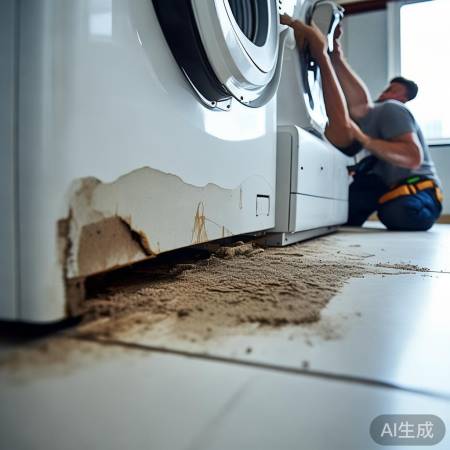 检查洗衣机底座稳定性