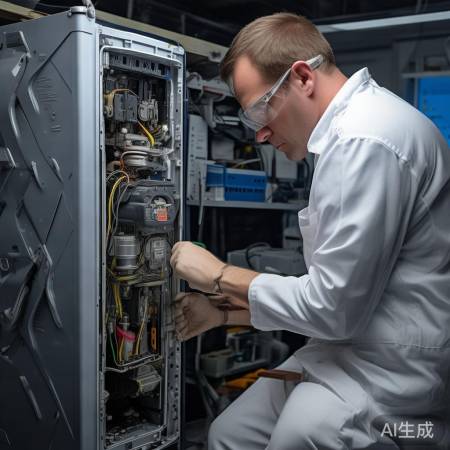 小心拆解冰箱电机