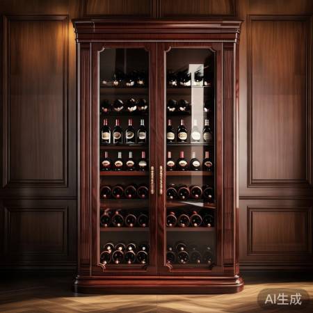 红酒柜显奢华，如城堡般尊贵。