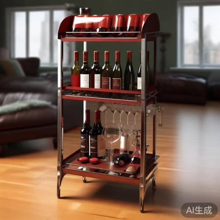 双层酒柜，实用适中