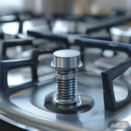 燃气灶头部螺丝位置