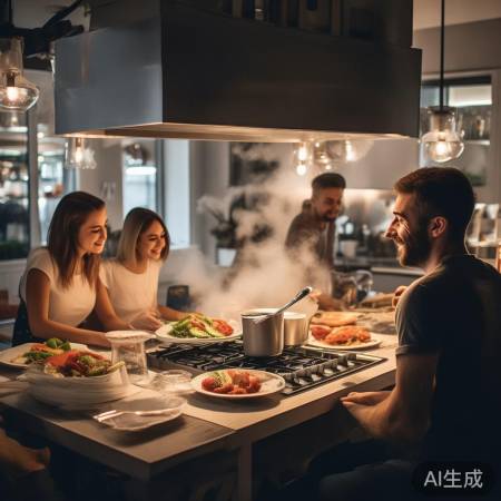 嘉格纳油烟机，厨房清新乐享美食