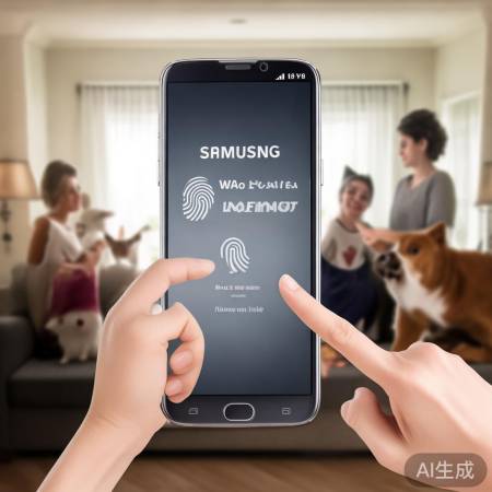 “三星J7指纹锁，便捷多指纹识