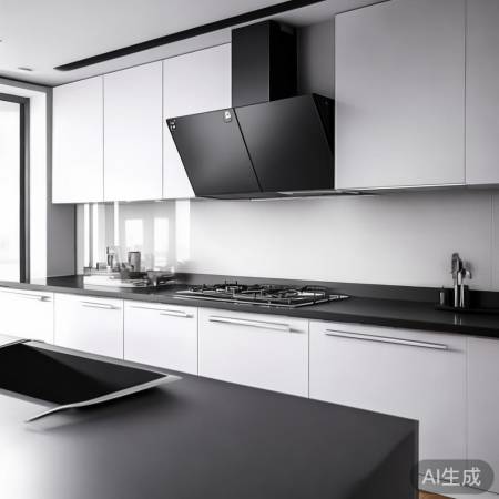 月兔油烟机，嵌入式美观实用