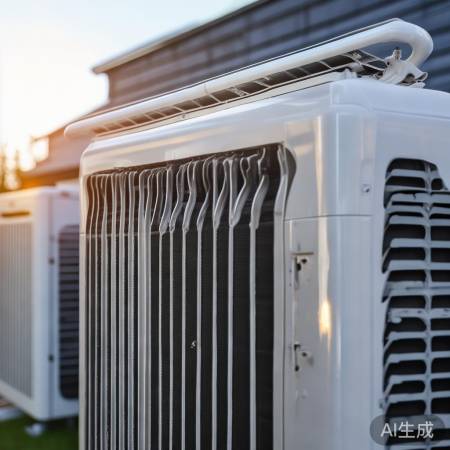 关闭空调，打开外机面板