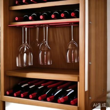 酒柜杯架搭配技巧