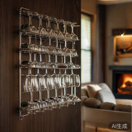 多功能红酒杯架，装饰浪漫。