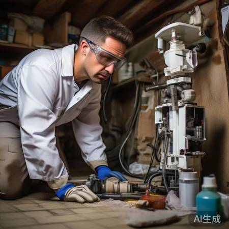 拆洗现场，工具准备，安全第一