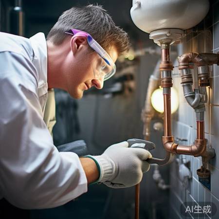 拧下回水管螺丝，勿遗失。