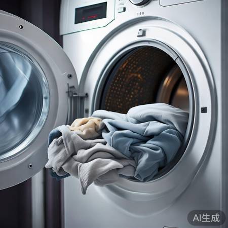 均匀分布衣物，防洗衣机损坏