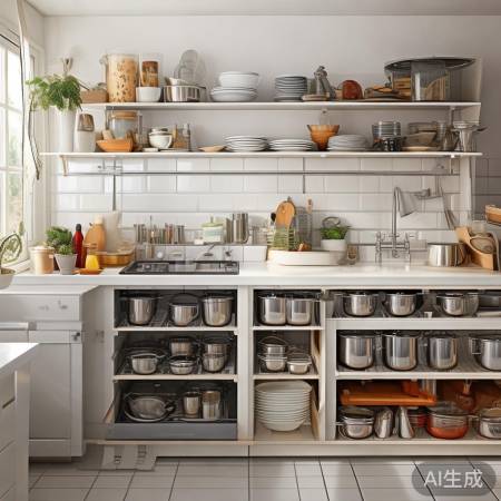 厨房整理利器，小白也轻松
