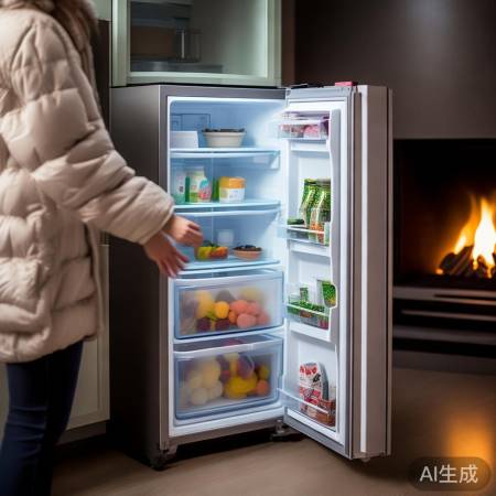 冬季冰箱少开门，保冷省电